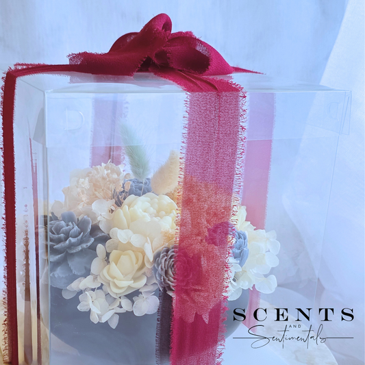 Black Bowl Everlasting Bouquet Gift