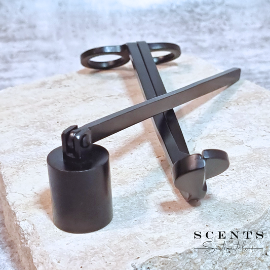 Black Matte Snuffer & Scissor Set