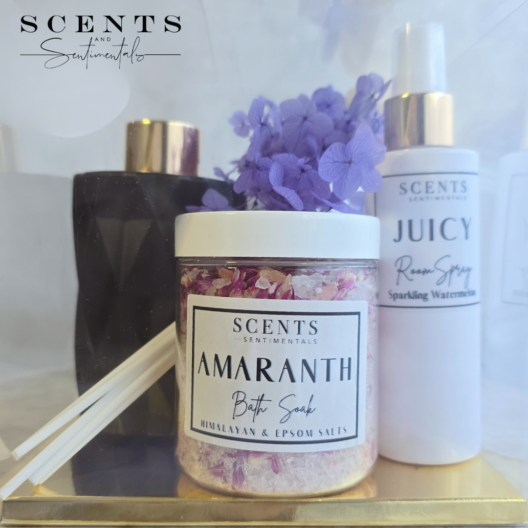 Diffuser + Room Spray + Bath Soak Clear Box