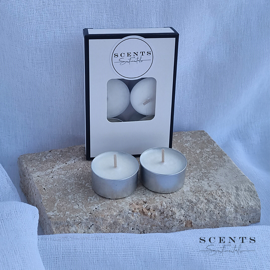 Soy Tea Lights 6pk Boxed